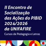 II Encontro de Socialização das Ações do PIBID – Inscrições
