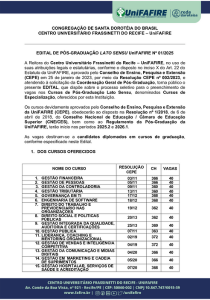 EDITAL POS-GRADUÇÃO
